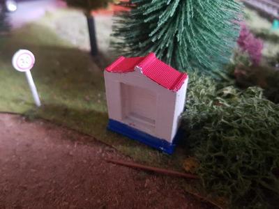 Moravian countryside chapel H0 scale - 2