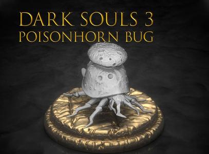 Dark souls - Poisonhorn Bug / Swamp bug miniature 25mm / 28mm scale