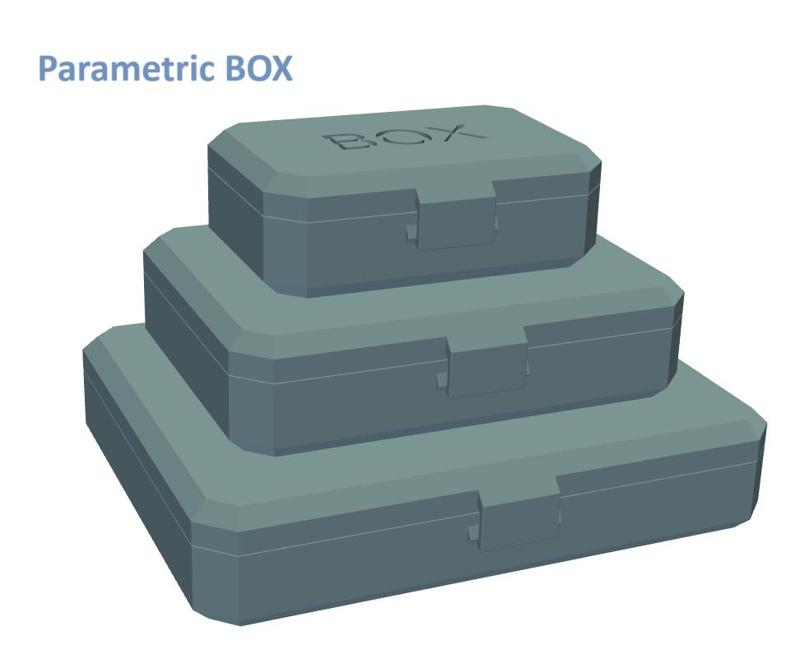 Simple and Light Parametric BOX - CadQuery