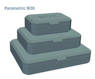 Simple and Light Parametric BOX - CadQuery