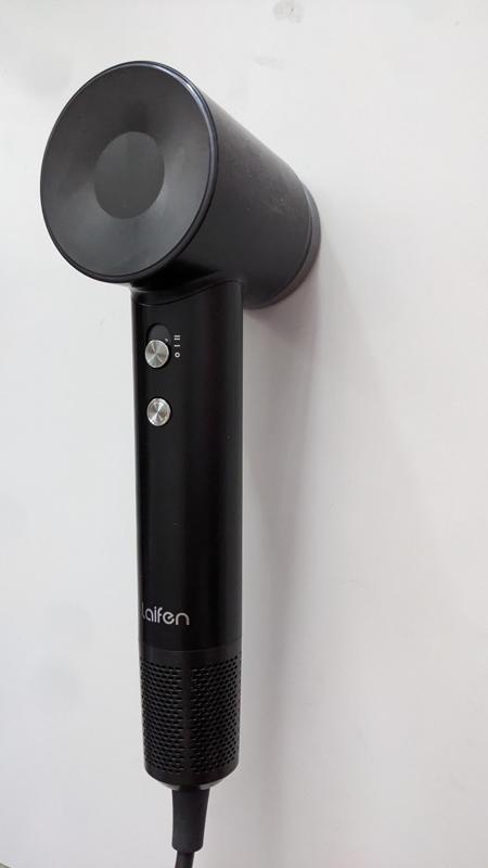 Magnetic wall mount for hairdryer Laifen + universal nozzle holder