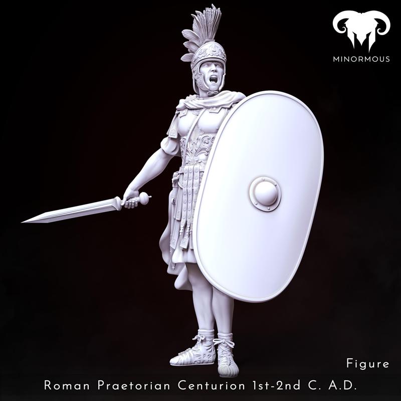 Figure - Roman Praetorian Centurion  1st-2nd C. A.D. in Command!
