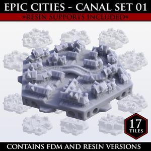 Hexton Hills Epic Cities Canals Set 01
