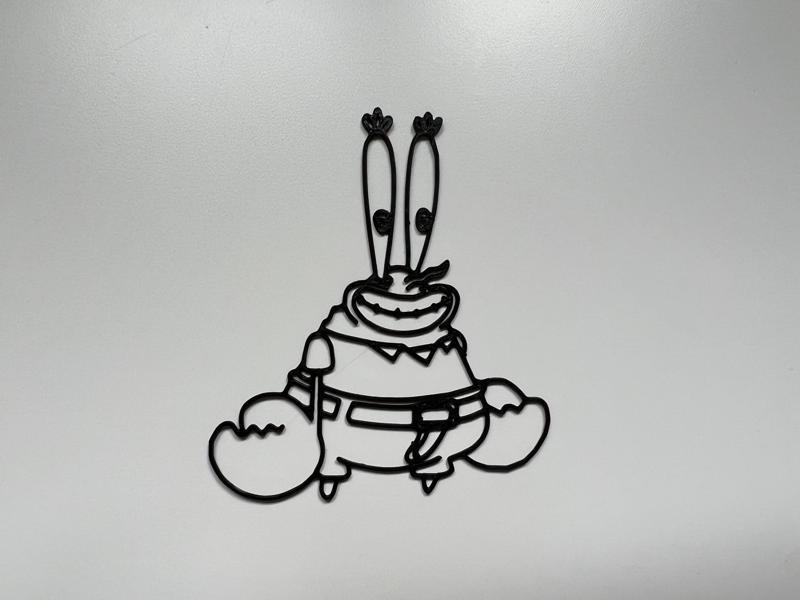 M. Krabs Wall Art #1 (Sponge Bob)