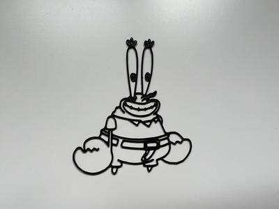 M. Krabs Wall Art #1 (Sponge Bob)
