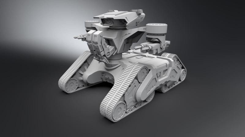 Terminator HK Tank Scale model