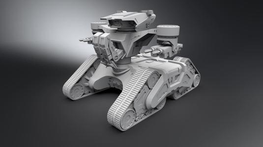 Terminator HK Tank Scale model