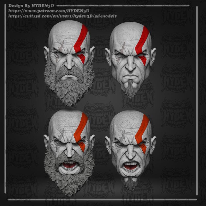 kratos head