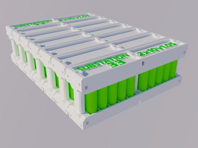 Solar PV or EV (Electric Vehicle) 18650 modular battery pack from recycled e-waste laptop batteries