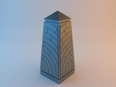 Structured wargaming obelisk