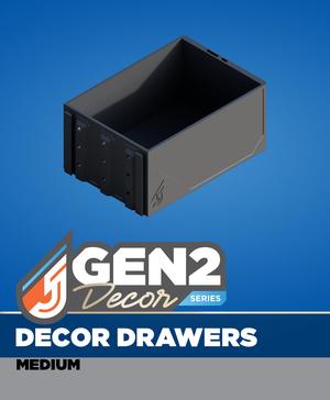 GEN2-QL Drawer Slim - Single - MEDIUM.stl