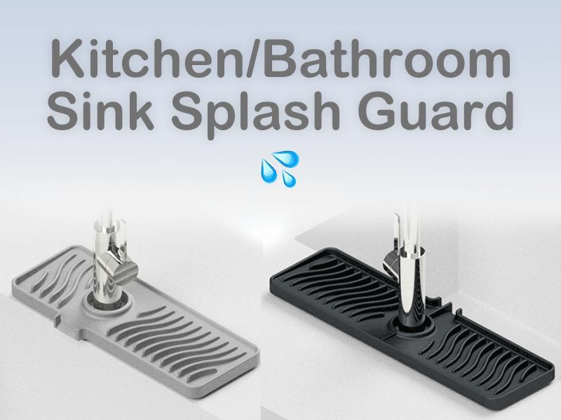 Kitchen and Bathroom Sink Splash Guard