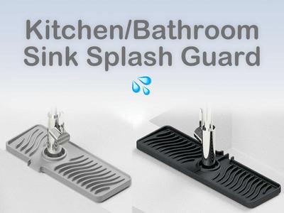 Kitchen and Bathroom Sink Splash Guard