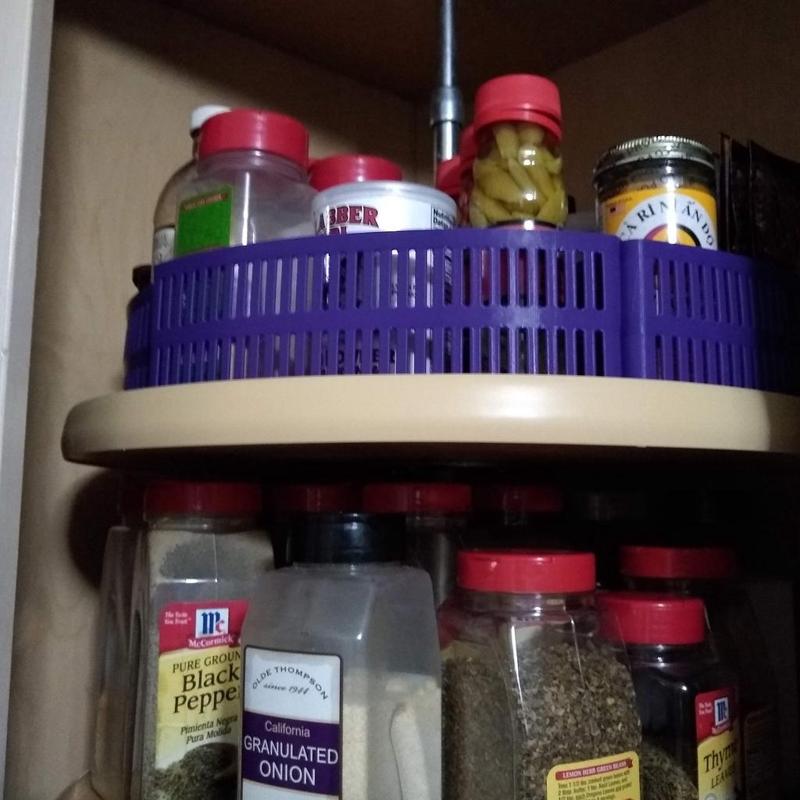 Lazy Susan Cabinet Basket