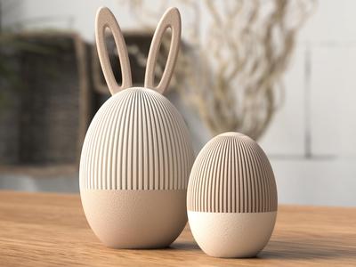 Japandi easter eggs (container)
