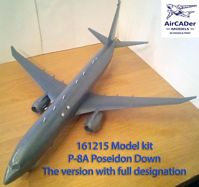 161215 Model kit Boeing P-8A Poseidon Down