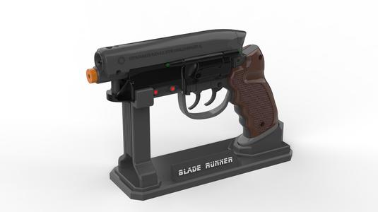 Deckards Blaster - Blade Runner - Printable 3d model - STL