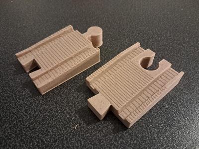 Tomy to wood train track adapter