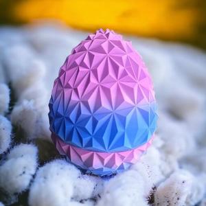 Dragon Glass Egg V3 - Twist tri point egg container