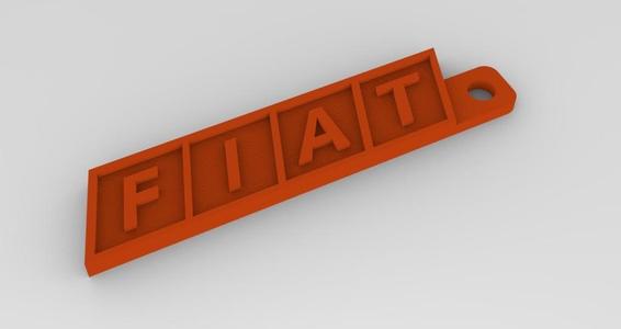 Fiat keychain