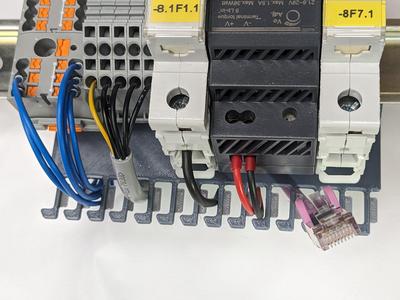 DIN Rail Cable Comb