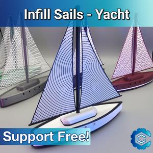 Infill Sails - Sailing Yacht (create your own patterns!)