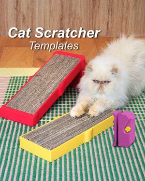 Cat Scratcher Boxes – Templates for DIY Scratchers