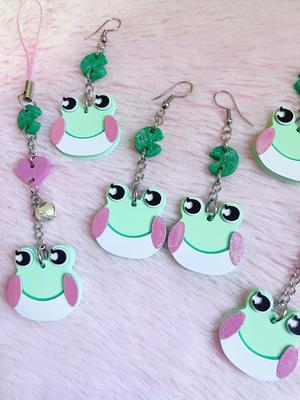 Lily inspired earrings - Animal Crossing