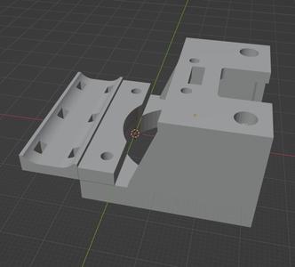 Cable holder and X limit switch bracket for MGN12 rail Ender 3
