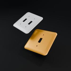 Custom light switch plate