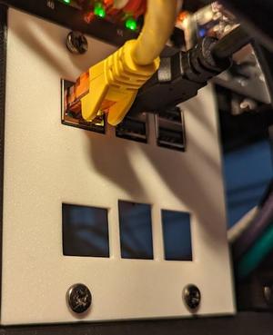 Raspberry Pi 5 mount for modular 2U Rack system (MP-1 Rack) (Dual)
