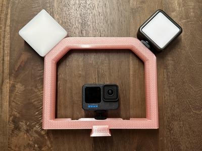 Action Camera Cage Tripod Quick Release Mount