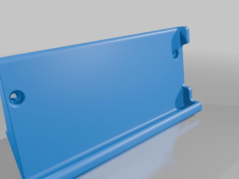 Phone mount for side of Lack shelf