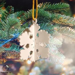 Ice Crystal Christmas Ornament #3