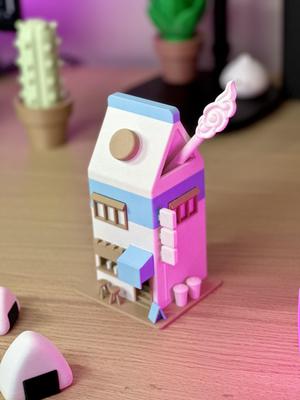 Mini Milk Box Pen Cup - Holoprops