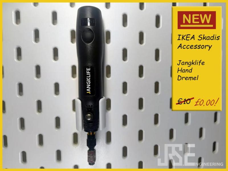 IKEA Skadis Holder Jangklife Hand Dremel