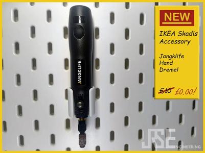 IKEA Skadis Holder Jangklife Hand Dremel