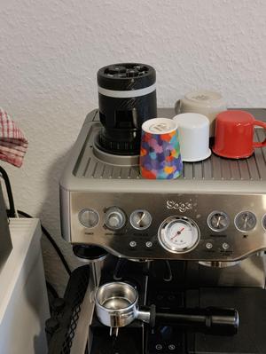 Breville Barista Express Single Dose Hopper Umikot Mount