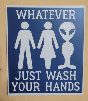 Whatever just wash your hands Funny wall sign, Dual extruder, Home decor, Bathroom sign