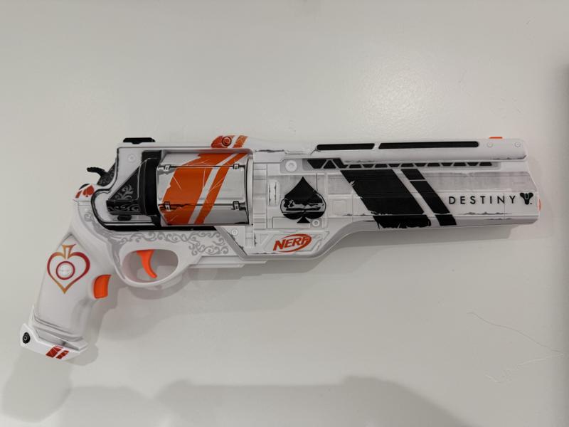 Destiny 2 - Ace of Spades Nerf Gun Invisible Mount