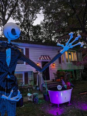 Jack Skellington articulated poseable skeleton hands