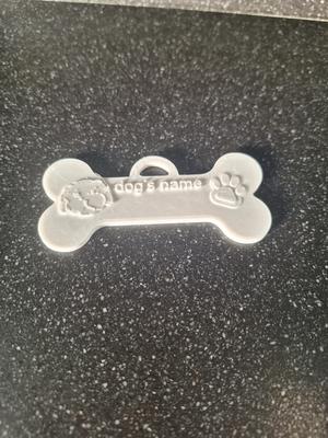 Dog name tag