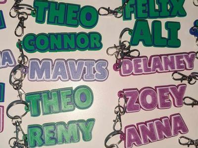 Name Keychains