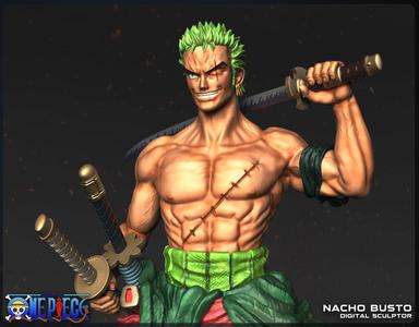 Roronoa Zoro - One Piece for 3d print model