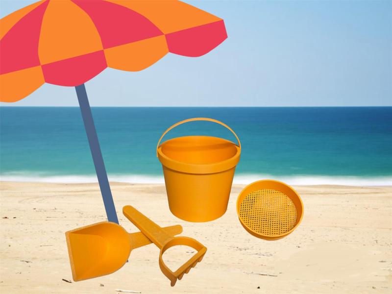 Bucket and spade - sand castle