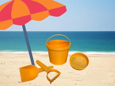 Bucket and spade - sand castle