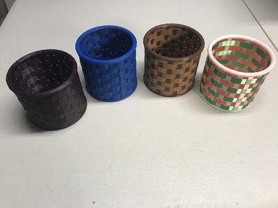 3D Printed Woven Basket