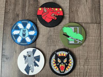 BattleTech "Clans" inspired Coasters set
