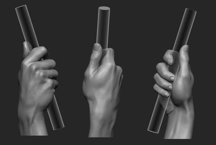 Male Hand Pose 7