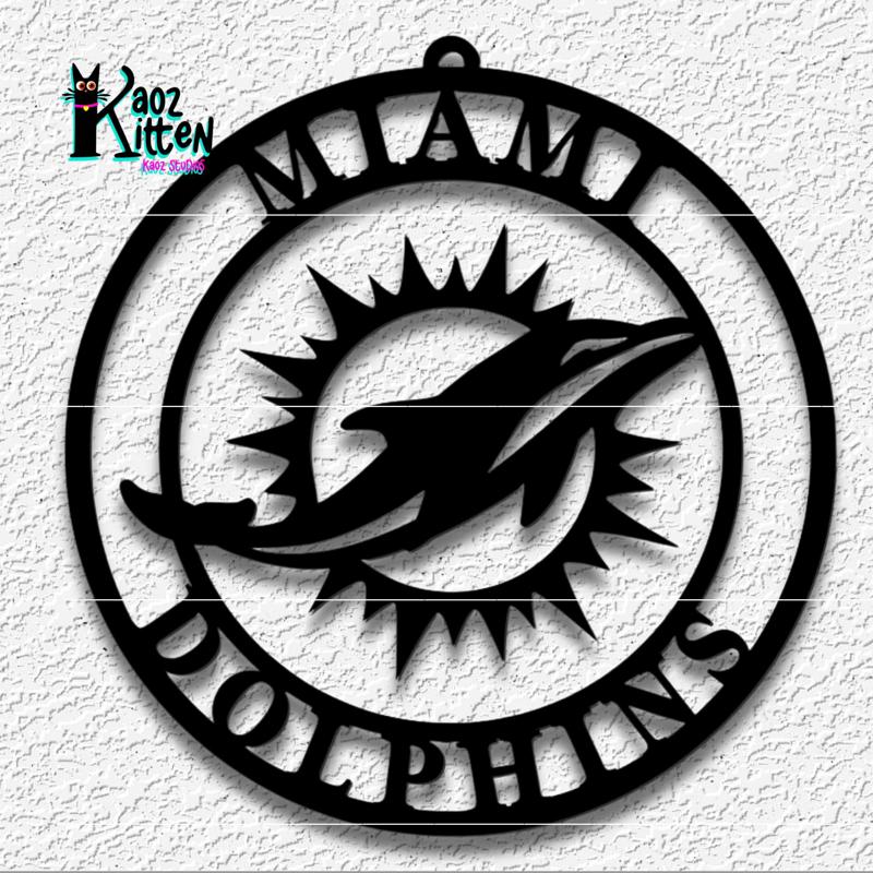 miami dolphins wall art football team decor